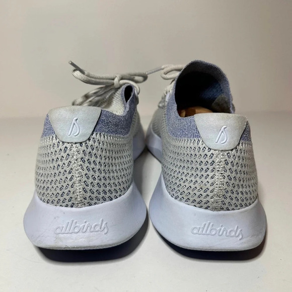 Allbirds Tree Dashers TD Running Shoes White & Blue Mens US Size 12 (270 Box 31) - Picture 7 of 9
